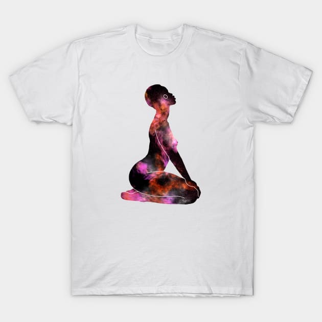 girl on fire T-Shirt by DorisciciLine